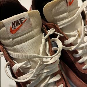 Nike Red and White Shoes